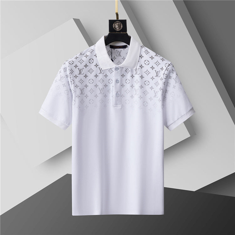 LVC177 Men's short sleeved lapel polo shirt clothing