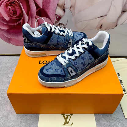 LLS5 High quality leather shoes women 35-41 or man 40-45 with box