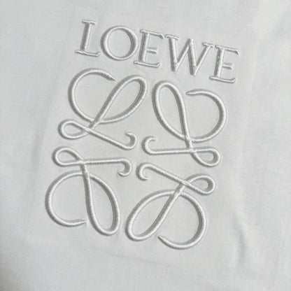 LOC14   New  Men's and women's letter embroidery short-sleeved T-shirt clothing