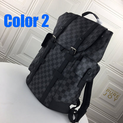 LLP211 High quality 41x47x13cm backpack leather bag