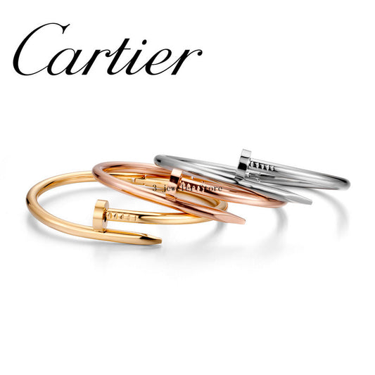 CAB12 bangle 316L steel with 18K gold plated women size or man size  Jewelry