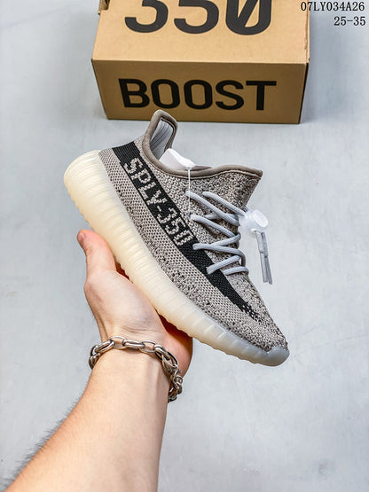 BYS39 yeezy Children's 350 kids 26-35 shoes with box