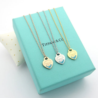 TN17 Necklace single heart necklace pandent   Jewelry