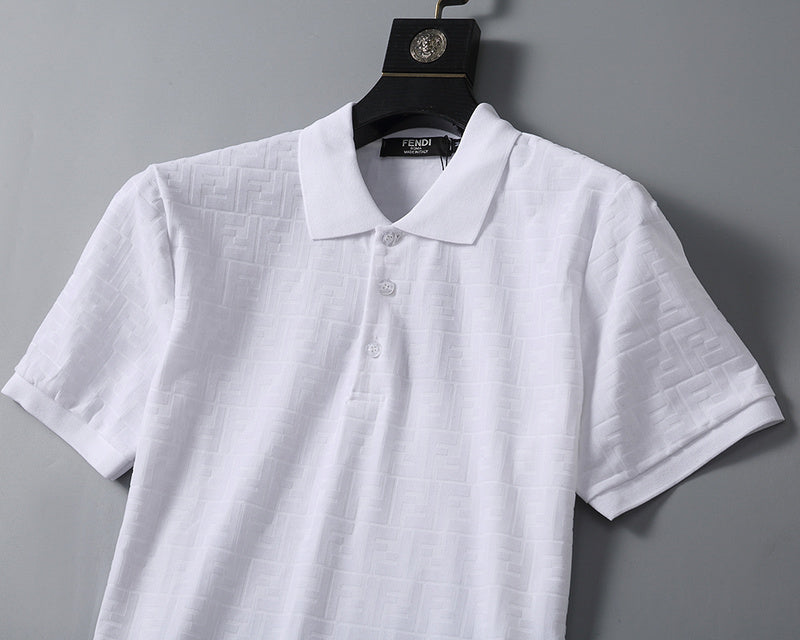 FDC10  Men's short sleeved lapel polo shirt clothing