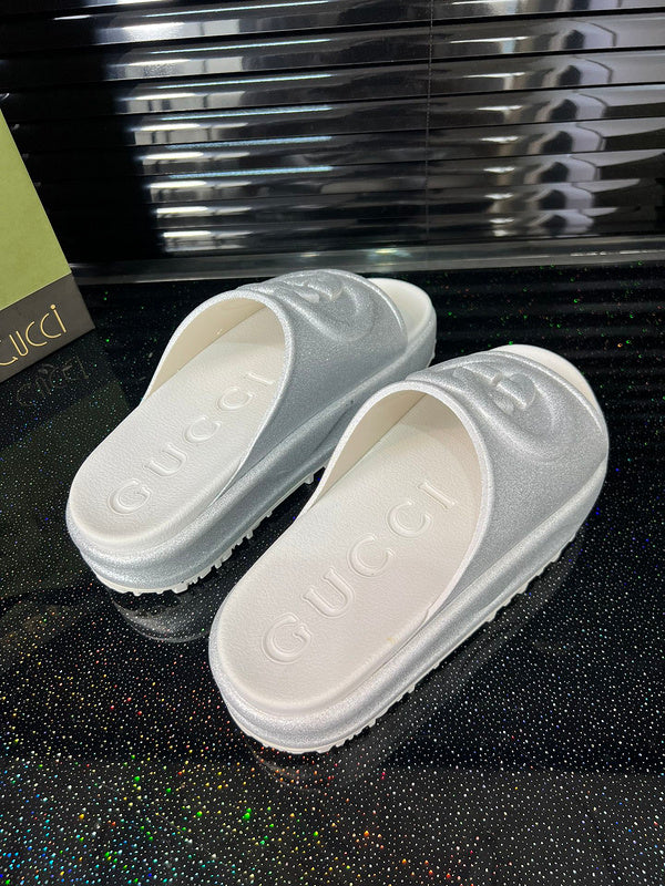 MJGS05 Women slipper 5CM Leather Shoes 35-41 with box