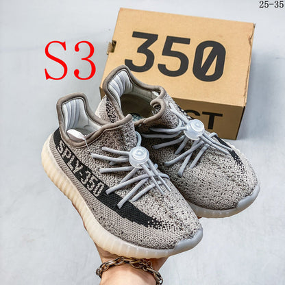 BYS39 yeezy Children's 350 kids 26-35 shoes with box