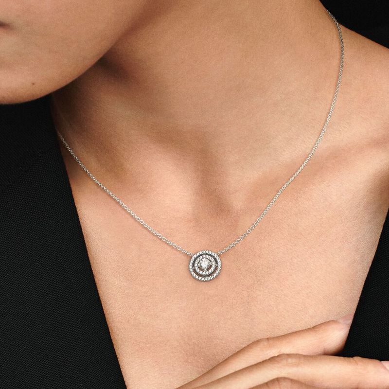 PDN11 S925 Sterling Silver High Quality Necklace 45CM  Jewelry