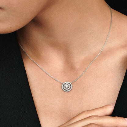 PDN11 S925 Sterling Silver High Quality Necklace 45CM  Jewelry