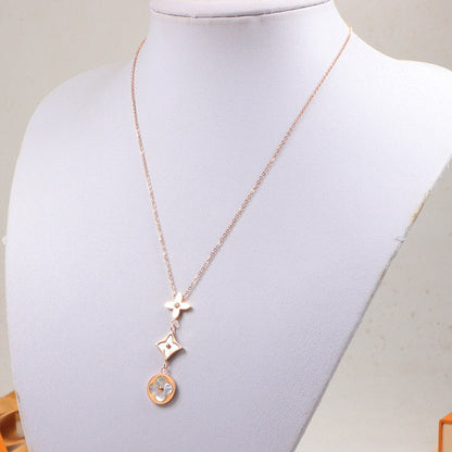 VAN5 Necklace 316L steel plating gold Jewelry