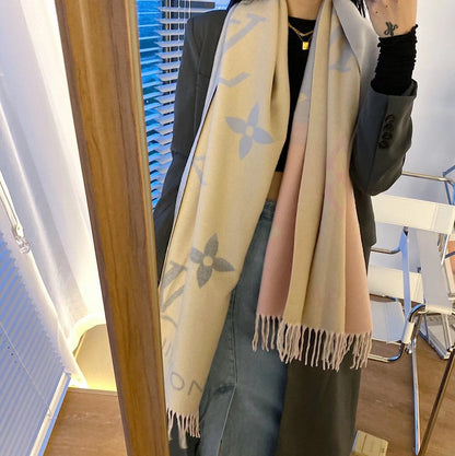 LSC28 Cashmere blend 65-180CM Scarf