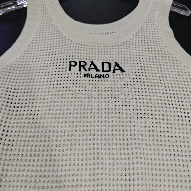 PRC62  New monogram tank top with holes clothes