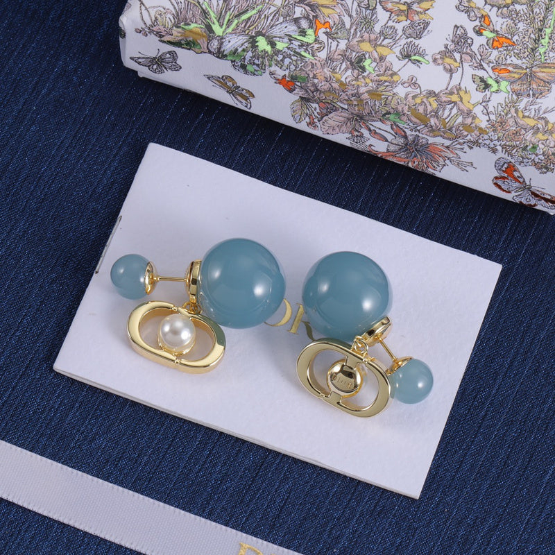 DIE29   Women's fashion alloy pearl earrings  Jewelry