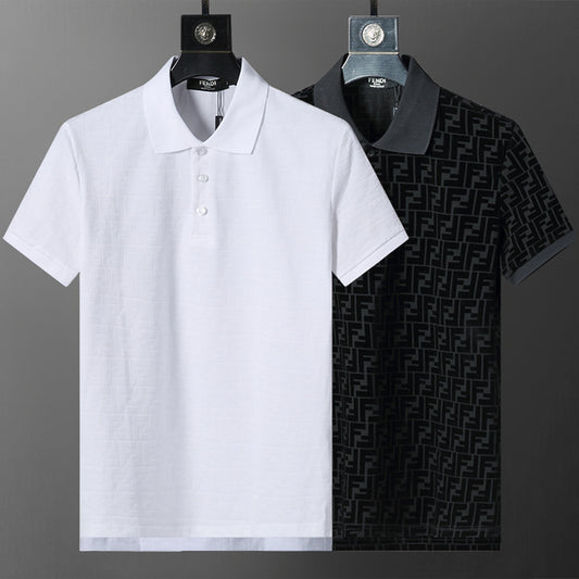 FDC10  Men's short sleeved lapel polo shirt clothing