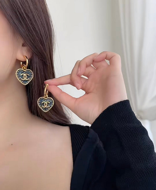 A991 Women's fashion heart-shaped drip earrings jewelry