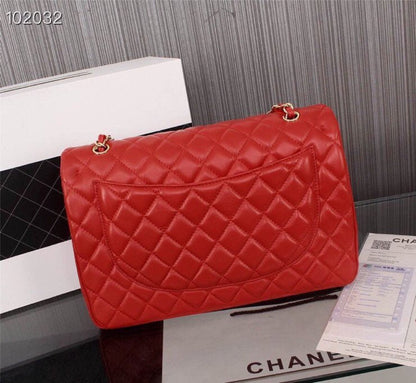 CHP100 fashion leather bag for women gift CC big size 30X20X10cm