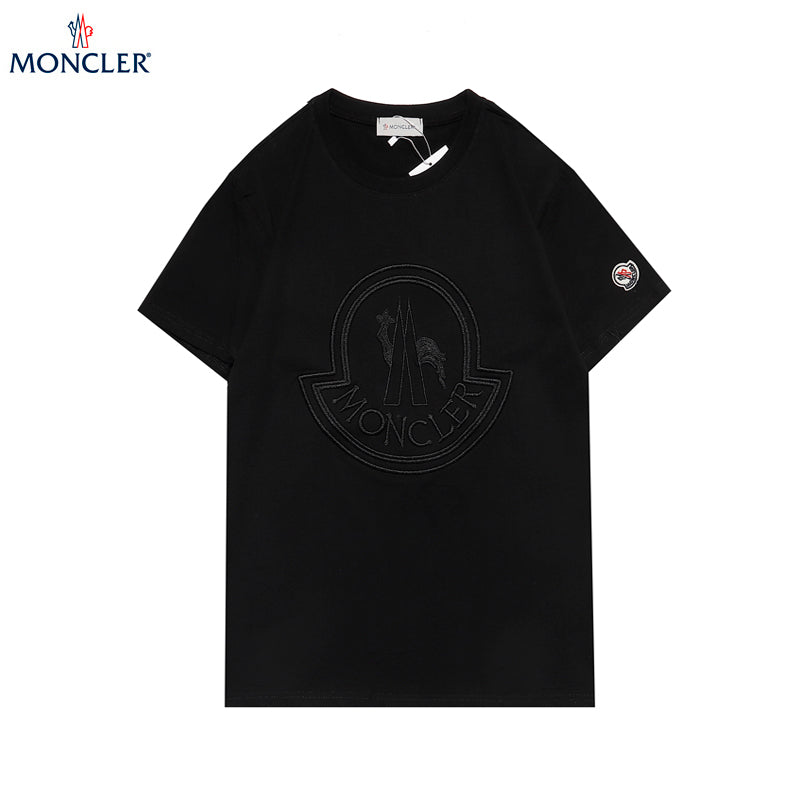 MOC30  Men's and women's classic embroidered short T-shirt