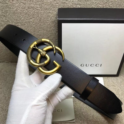 GCBL8 wide 3.8cm total length 95-125cm Leather Belt High Quality With packing