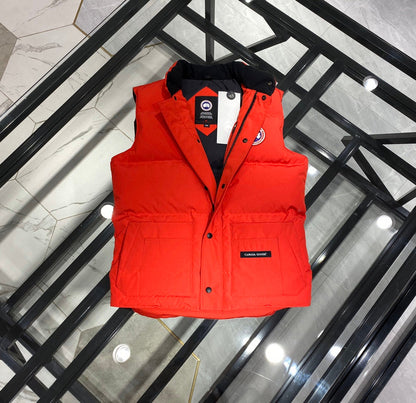 DEC3 Men's and women's vest down Winter coat 7 colors down jacket Red mark high quality