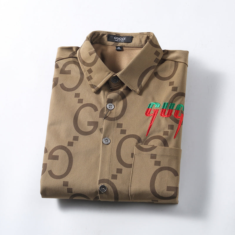 GUC019 New autumn and winter season corduroy shirts