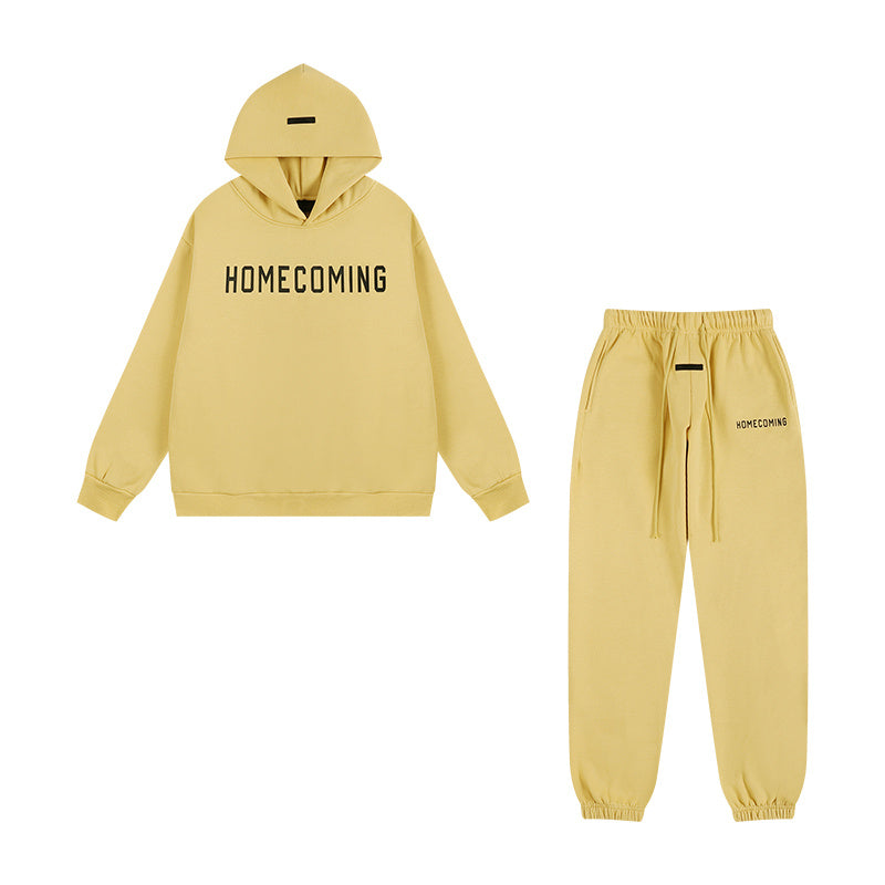 ESC13 New Kapok Flower Set Hoodie+Sports Pants clothes