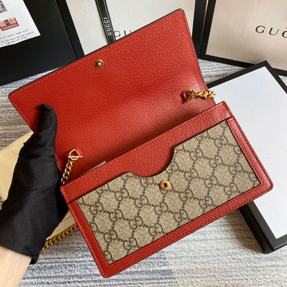 LGP0 bag 20×12.5×4cm High quality leather bag  with box