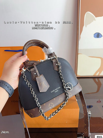 MLP13 Handbag 17-8-12CM 24-12-17CM Leather Bag With Box