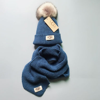 PKUH2     Children's 0-12 years old scarf and hat set