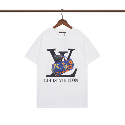 LVC149  New men's and women's letter summer short sleeved T-shirt