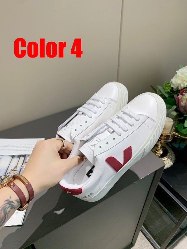 HTSS4  Women and men real leather shoes 36-40 5 colors with box