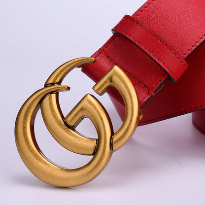 GCBL14 wide 2.0cm 3.0cm 3.5cm 4.0cm total length 95-125cm Leather Belt High Quality With packing