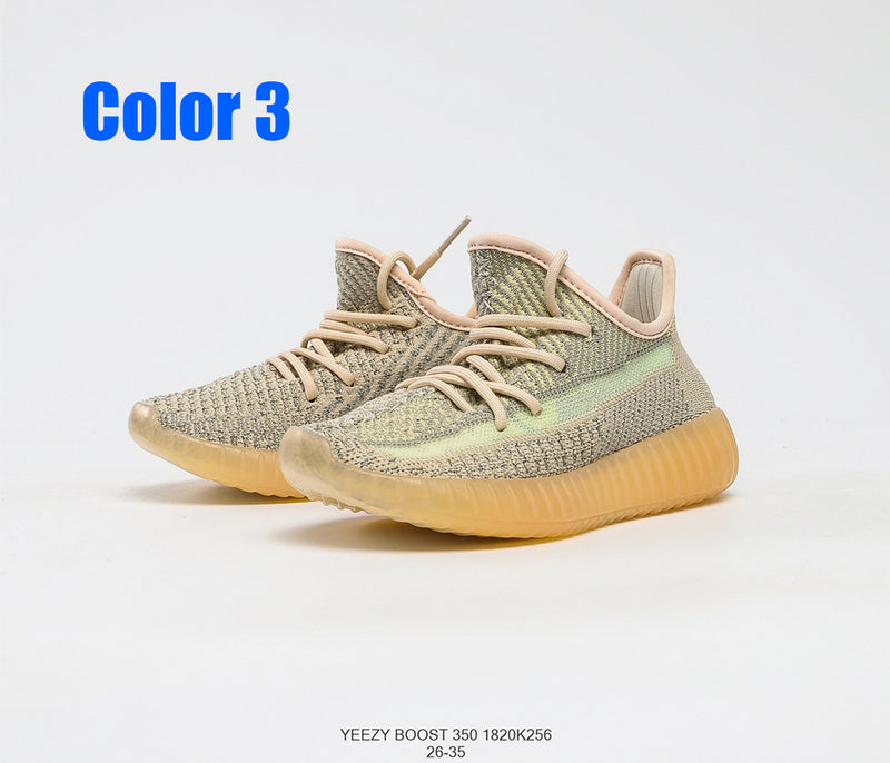 BYS13 yeezy Children's 350 shoes kids 26-35 shoes with box