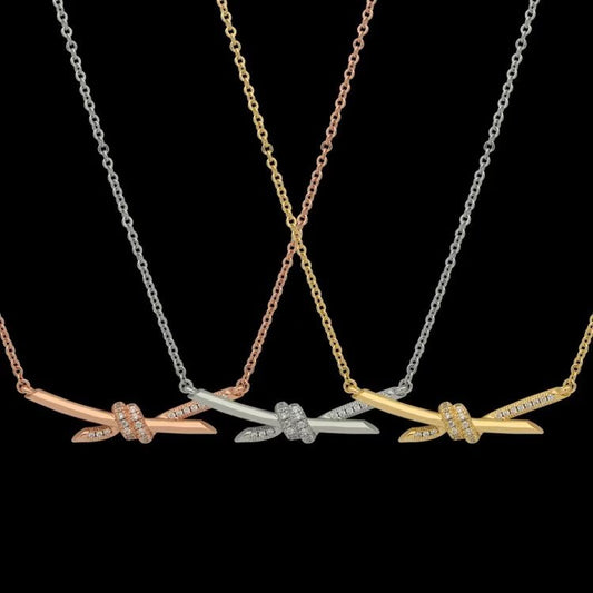 TN061  Women's stainless steel necklace jewelry