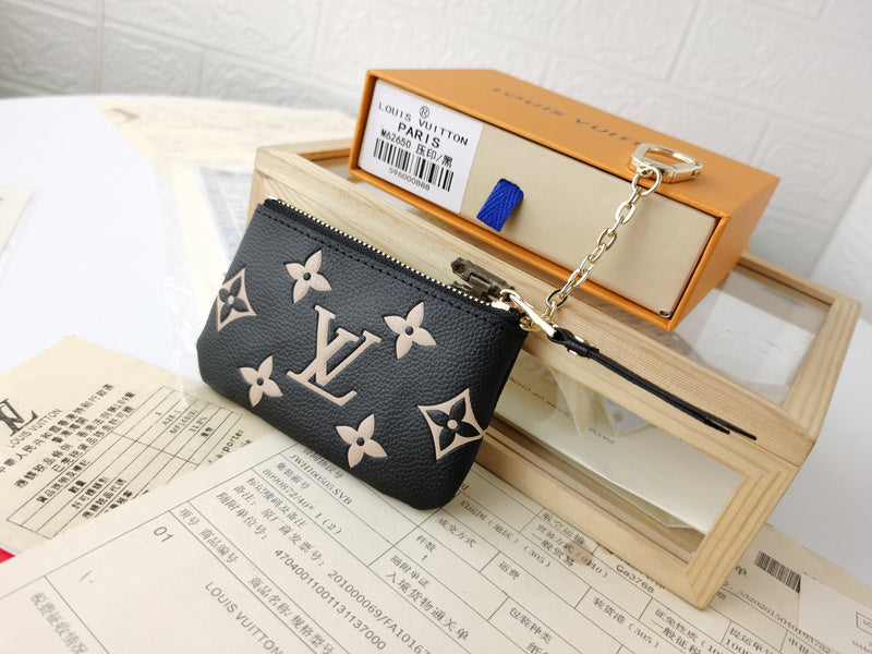 LLP02 Card bag 12-7-1.5CM Leather Wallet with box