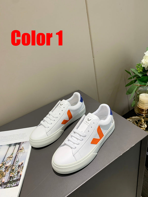 HTSS4  Women and men real leather shoes 36-40 5 colors with box