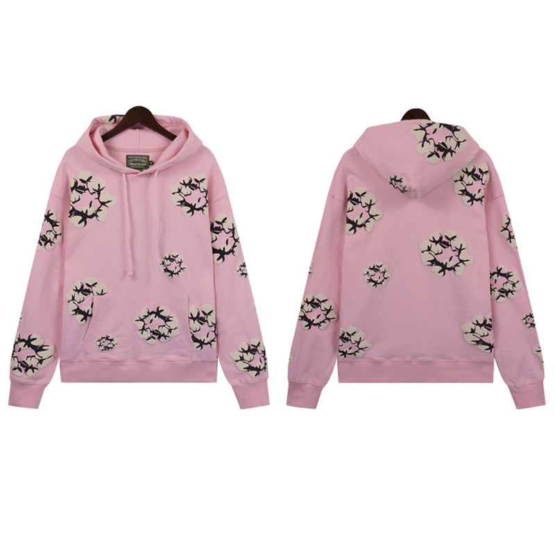 MMC3  New Men's and women's  Kapok Flower Hoodie Clothing