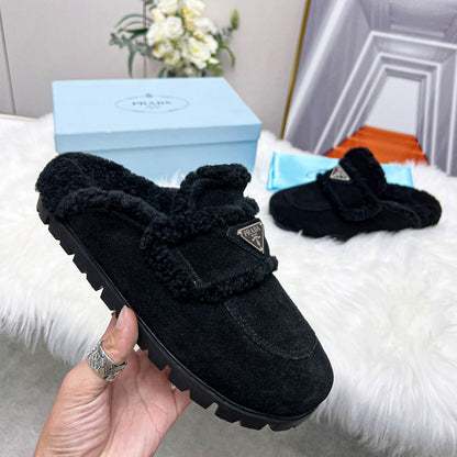 BPS7 Wool Women 35-42 Leather Shoes with box