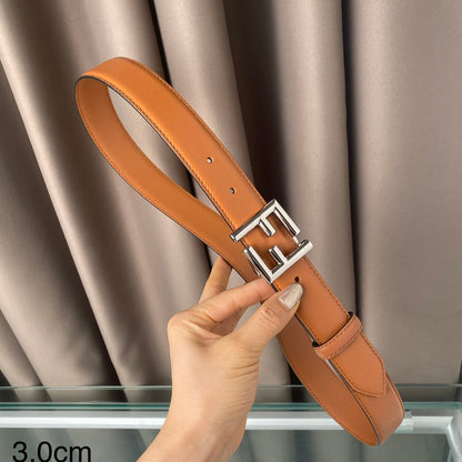 FBL17 wide 3.0CM OR 3.5CM total length 95-125cm Leather Belt High Quality With packing