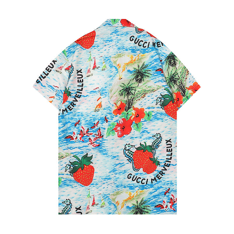 GUC208 Summer men's short sleeve shirt