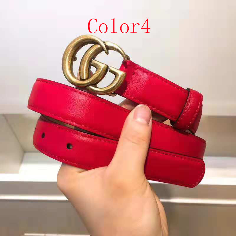 GCBL24 wide Real Leather 2.5CM total length 95-110cm Belt with all packing