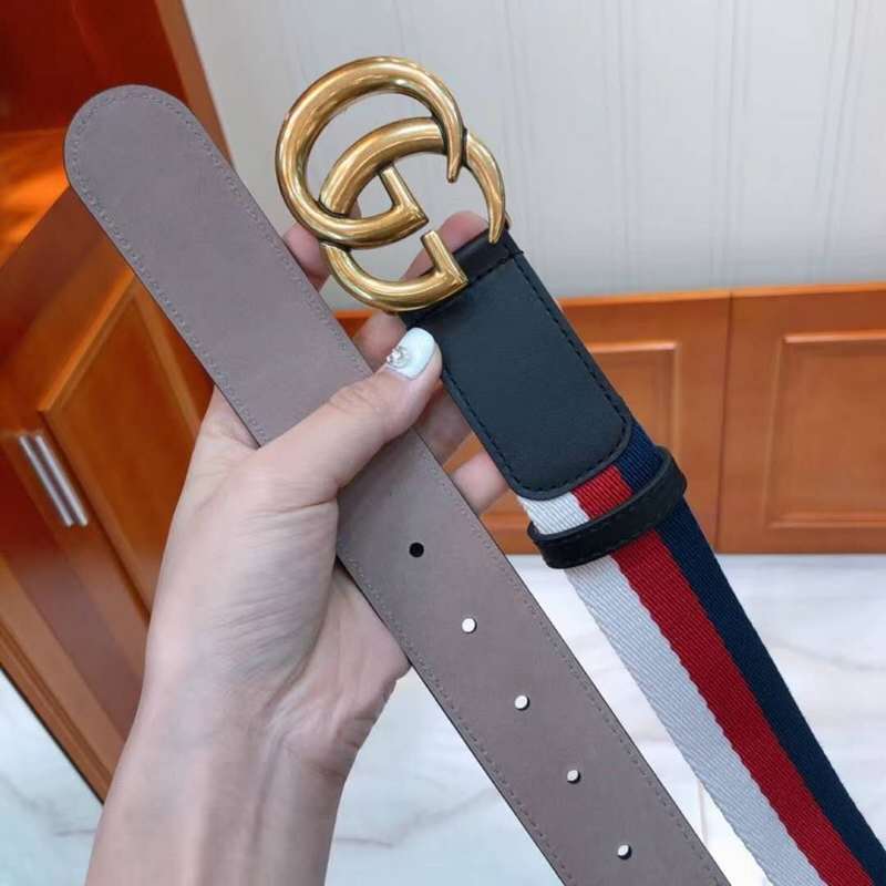 GCBL15 wide 3.8cm total length 100-125cm Leather Belt High Quality With packing