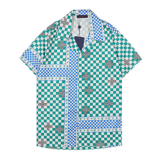 LVC207 Summer men's short sleeve shirt