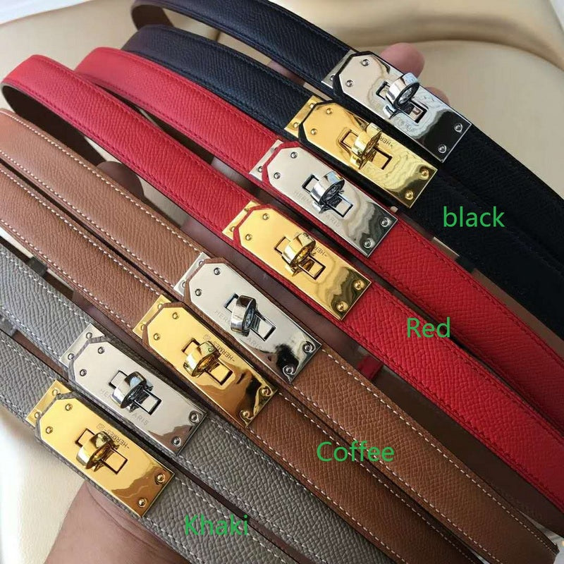 HBL6 wide 1.6cm total length 115CM ajustable Belt wonderful winder High Quality fashion silver/gold buckle Belt