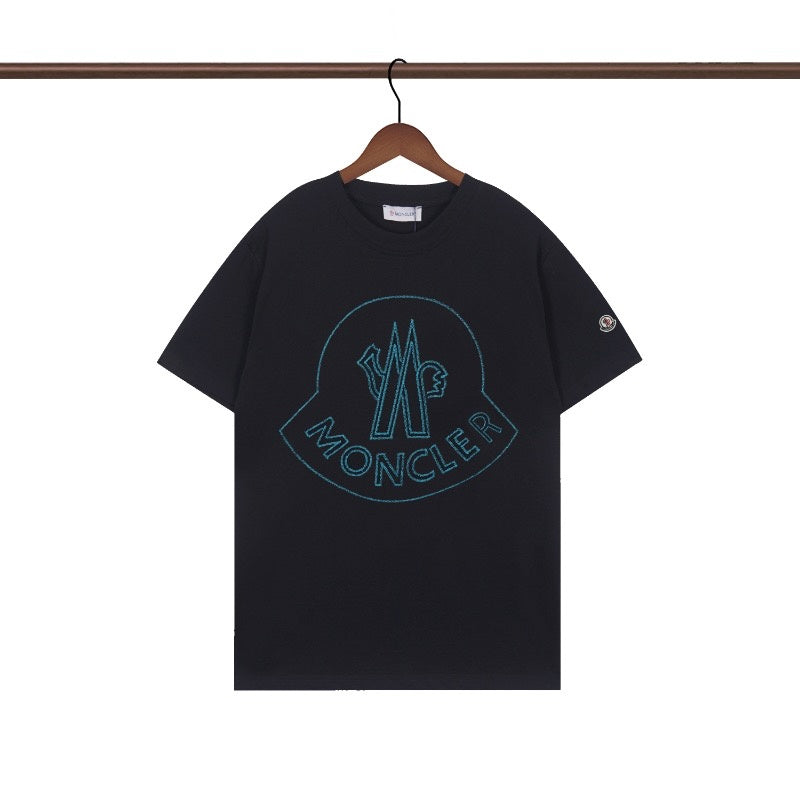 MOC013 New  Men's and women's letter T-shirt Clothing