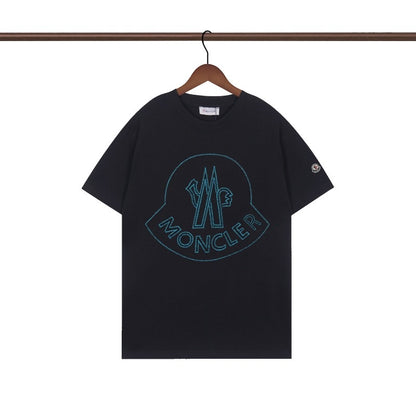 MOC013 New  Men's and women's letter T-shirt Clothing