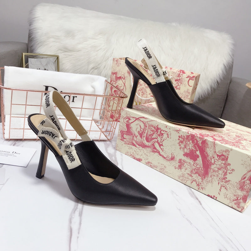 BDS3 High heels 1.5/6.5/10CM size 35-41 women leather shoes with box