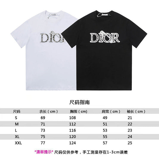 DIC198 Men's and women's summer short-sleeved T-shirt