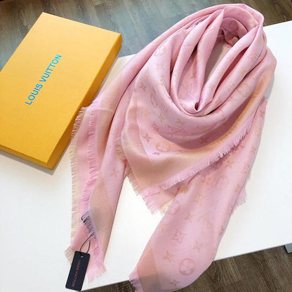 LSC3 Silk cotton 140-140CM scarf