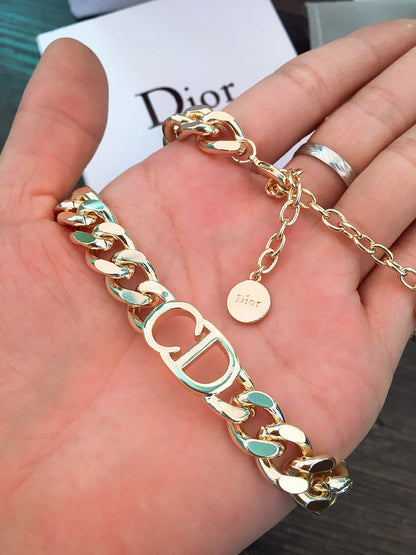 DIN4 Necklace Or Bracelet plating gold Jewelry