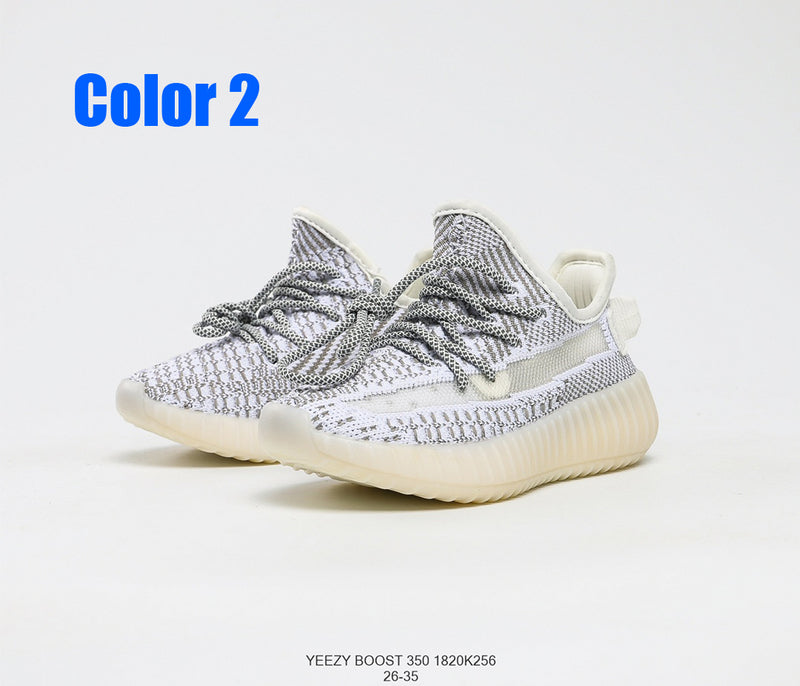 BYS14 yeezy Children's 350 shoes kids 26-35 shoes with box