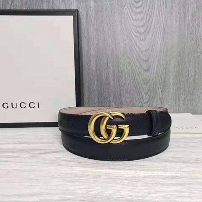 GCBL24 wide Real Leather 2.5CM total length 95-110cm Belt with all packing